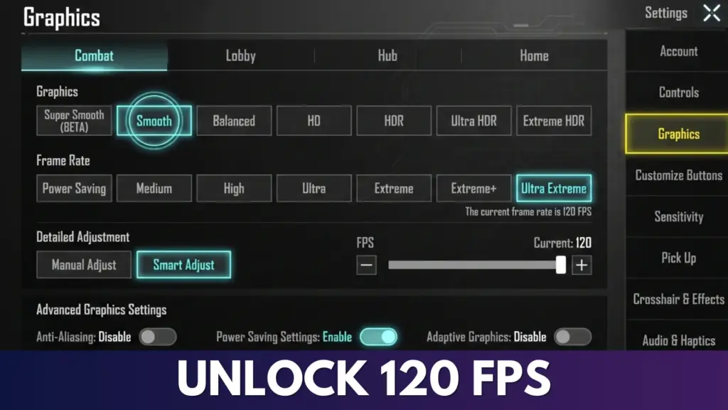 Unlock 120 FPS GFX Tool